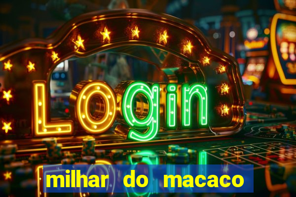 milhar do macaco que mais saem no jogo do bicho