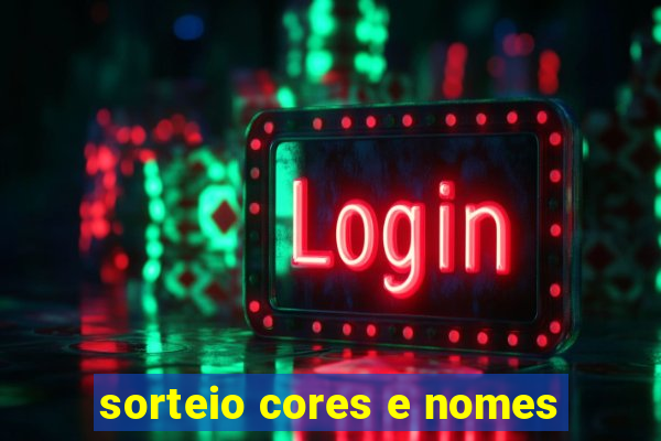 sorteio cores e nomes