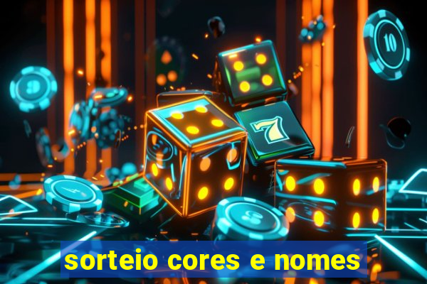 sorteio cores e nomes