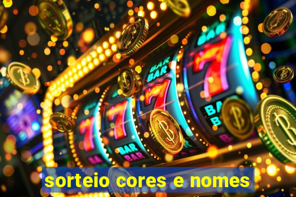 sorteio cores e nomes