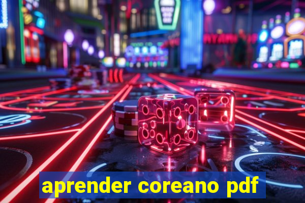 aprender coreano pdf