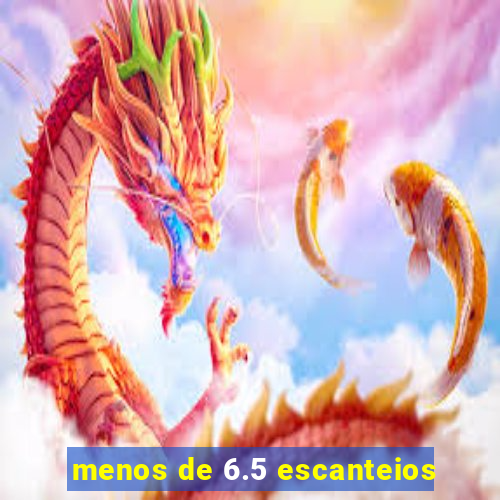 menos de 6.5 escanteios