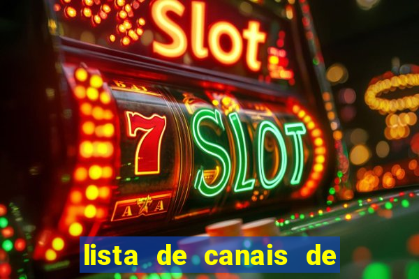 lista de canais de esporte iptv