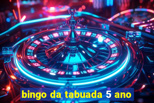 bingo da tabuada 5 ano