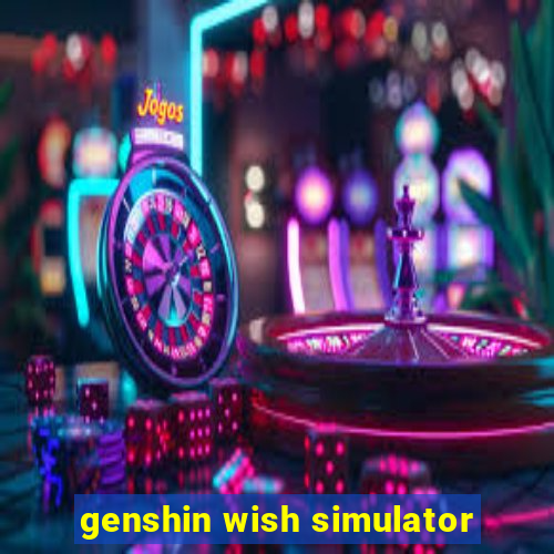 genshin wish simulator