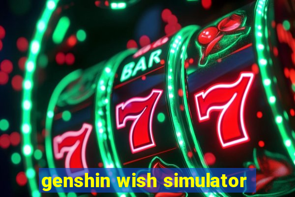 genshin wish simulator