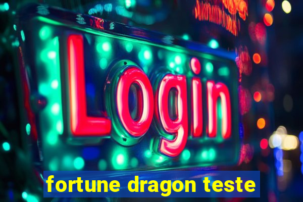 fortune dragon teste