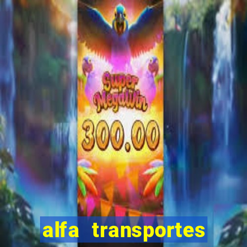 alfa transportes novo hamburgo