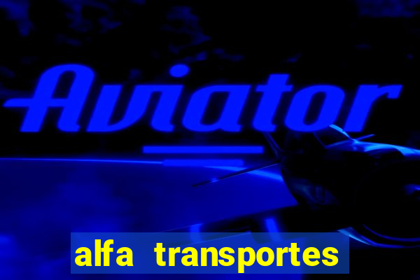 alfa transportes novo hamburgo