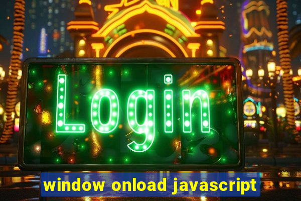 window onload javascript