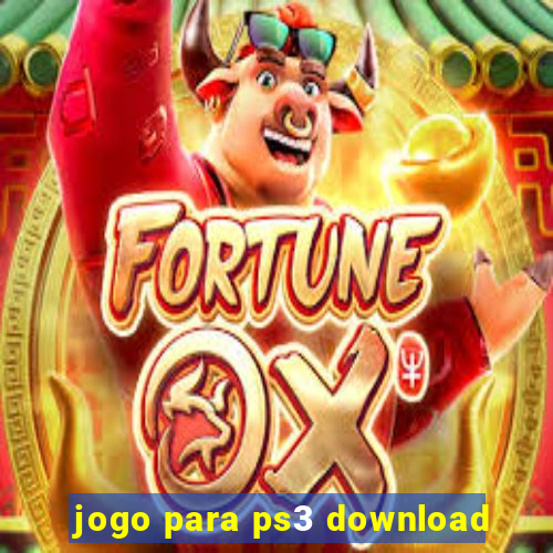 jogo para ps3 download