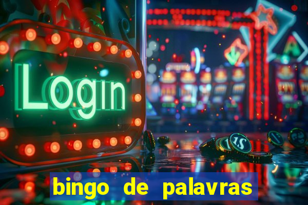 bingo de palavras cha de bebe