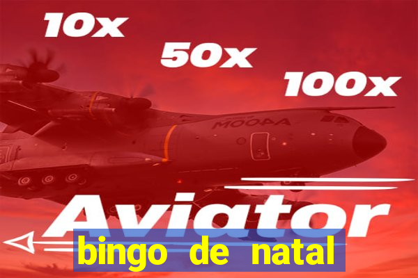 bingo de natal para imprimir gratis