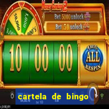 cartela de bingo ate 50 para imprimir