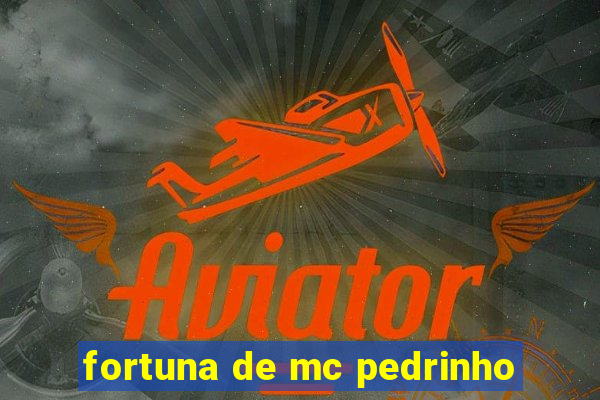 fortuna de mc pedrinho