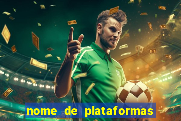 nome de plataformas de jogos