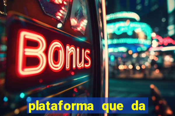 plataforma que da 30 reais para jogar