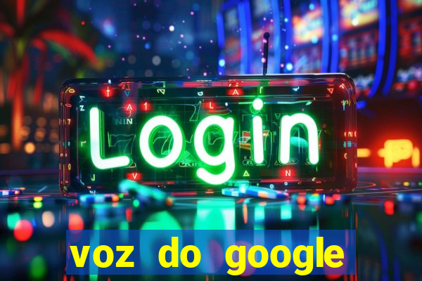 voz do google tradutor homem