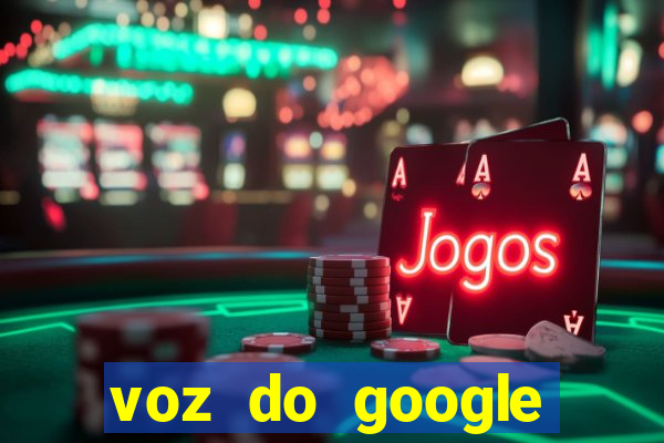 voz do google tradutor homem