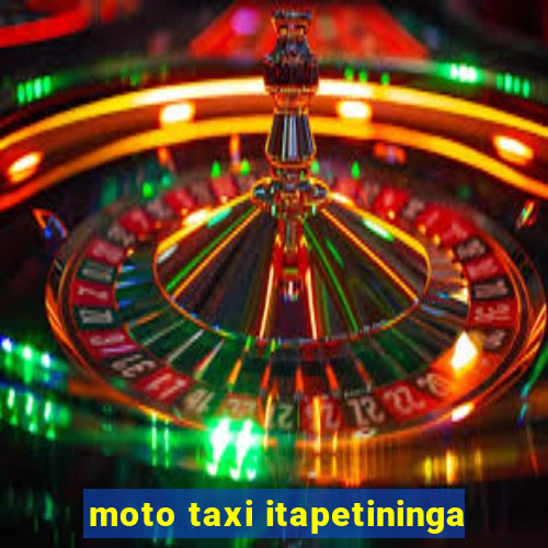 moto taxi itapetininga