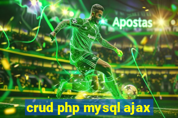 crud php mysql ajax