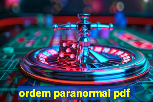 ordem paranormal pdf