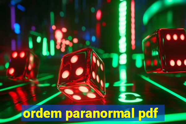 ordem paranormal pdf