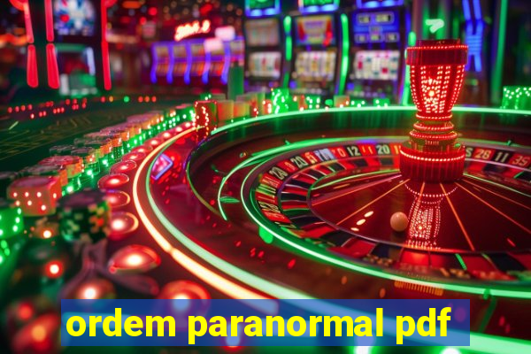 ordem paranormal pdf