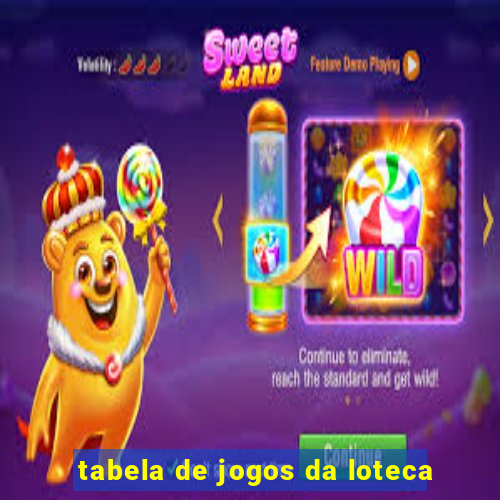 tabela de jogos da loteca