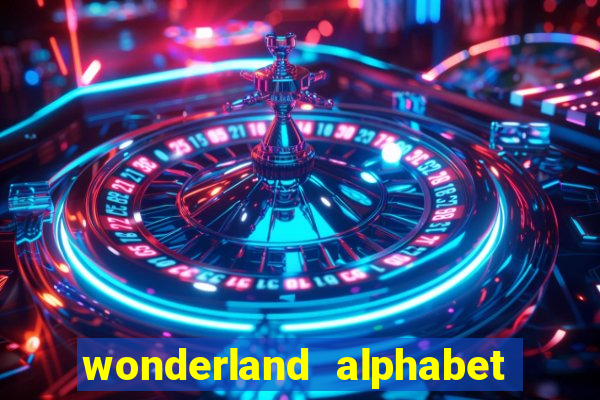 wonderland alphabet comic studio