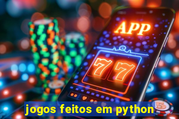 jogos feitos em python