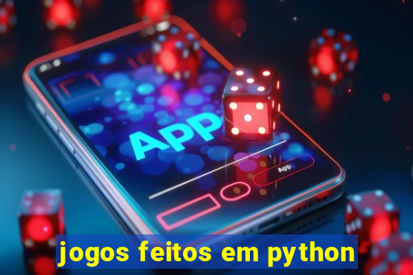 jogos feitos em python