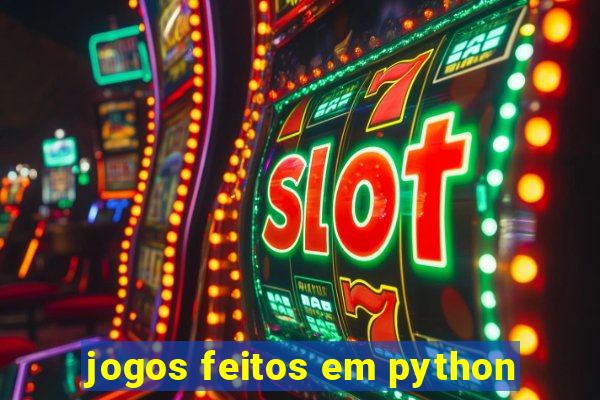 jogos feitos em python