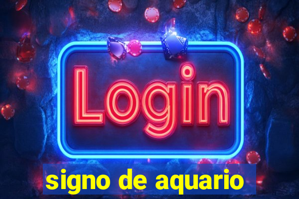 signo de aquario