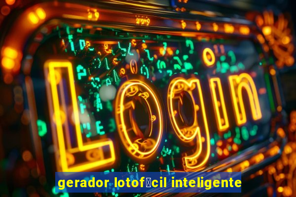 gerador lotof谩cil inteligente