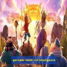 gerador lotof谩cil inteligente