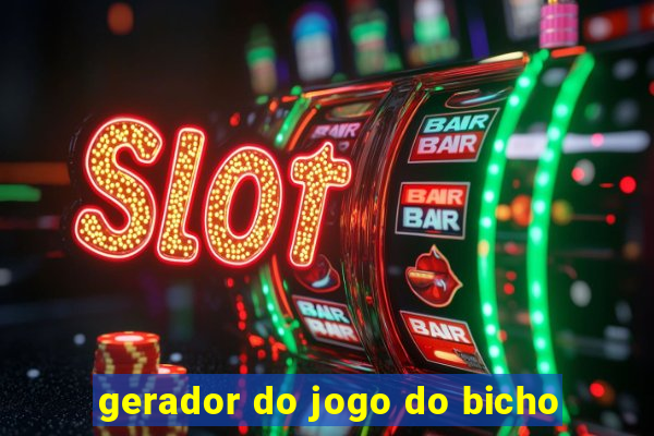 gerador do jogo do bicho