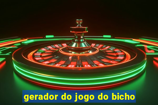 gerador do jogo do bicho