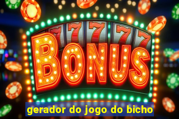 gerador do jogo do bicho