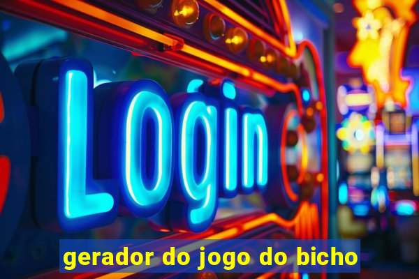 gerador do jogo do bicho