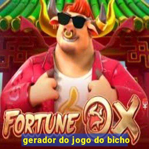 gerador do jogo do bicho