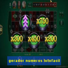 gerador numeros lotofacil