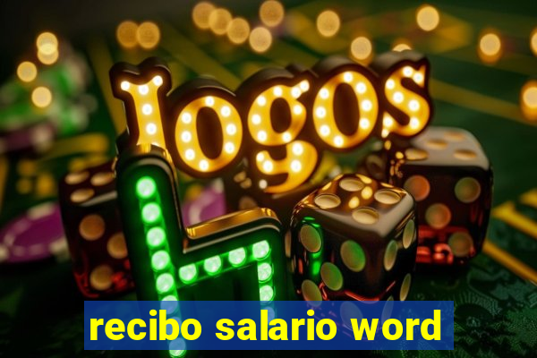 recibo salario word