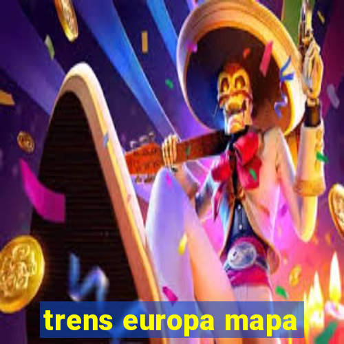 trens europa mapa