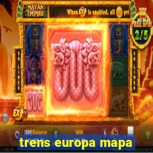 trens europa mapa