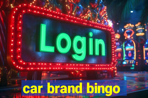 car brand bingo