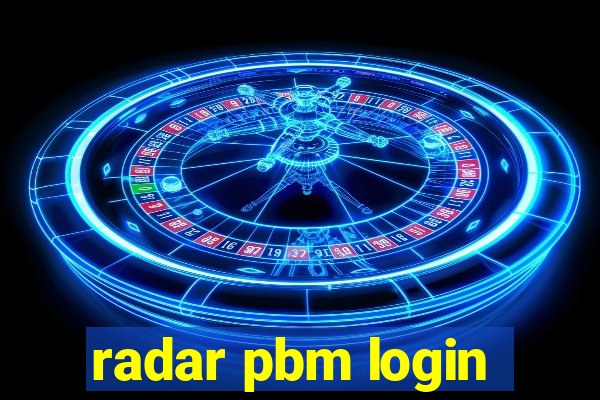 radar pbm login