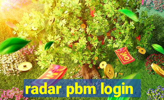 radar pbm login