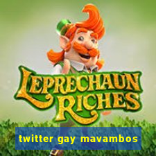 twitter gay mavambos