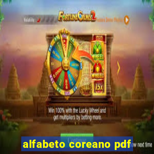 alfabeto coreano pdf